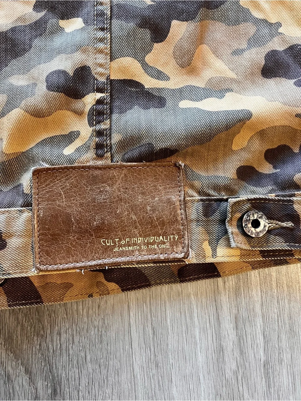 🔥Cult of Individuality Men's Camouflage Jacket in Brown and Tan size XL